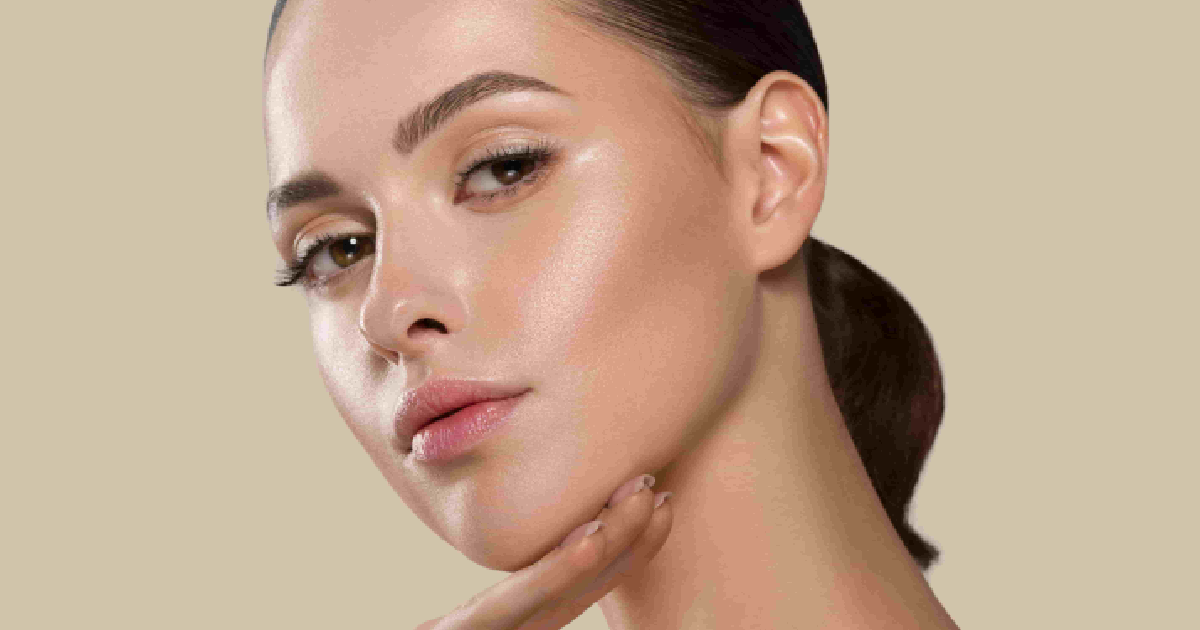 Woman showing smooth glowing skin after professional facials in Albany, Oregon